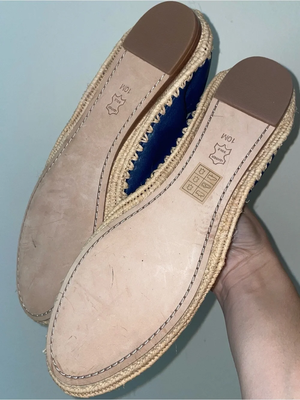 Tory Burch navy leather
